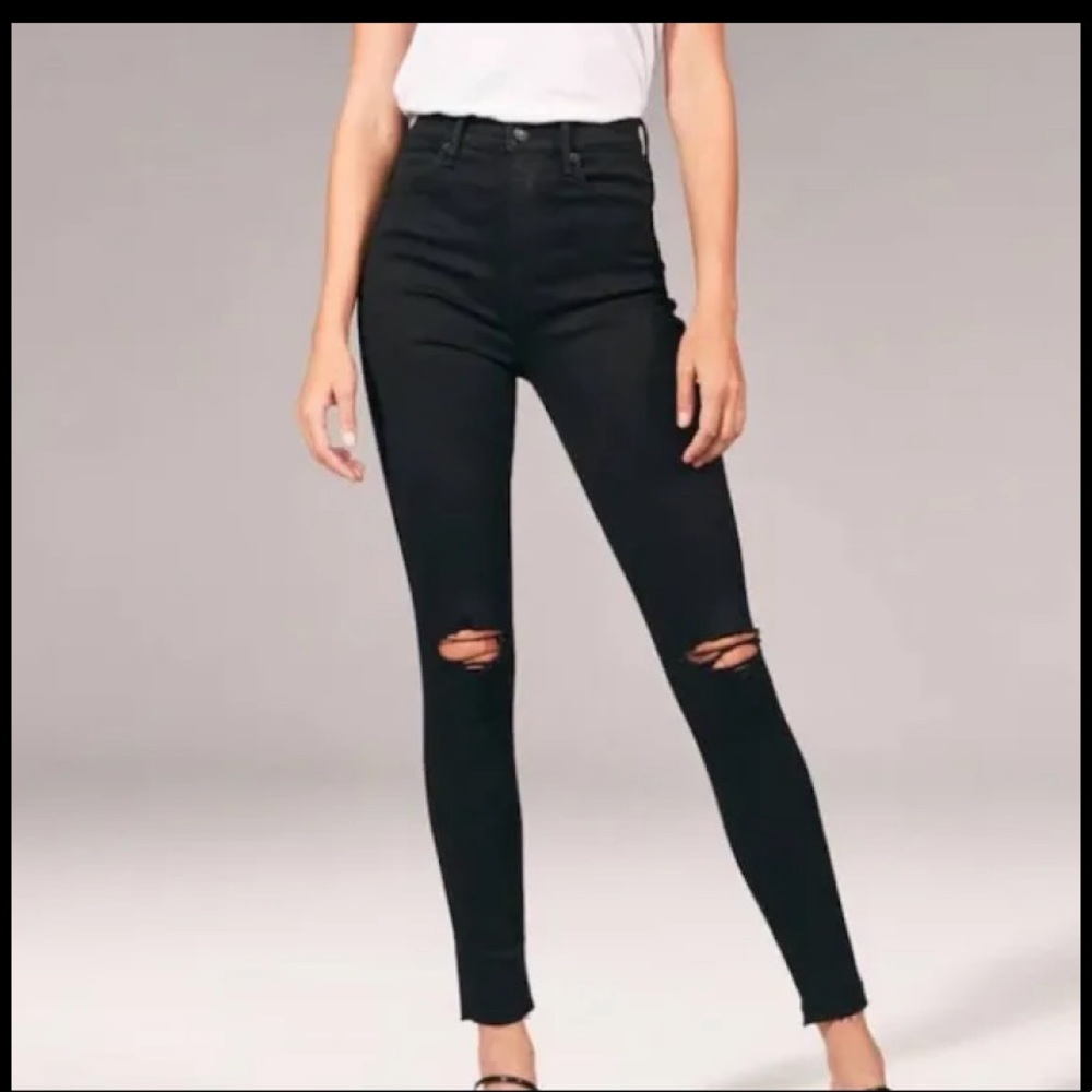 Abercrombie & Fitch Black Skinnies